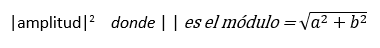 Fórmula amplitud