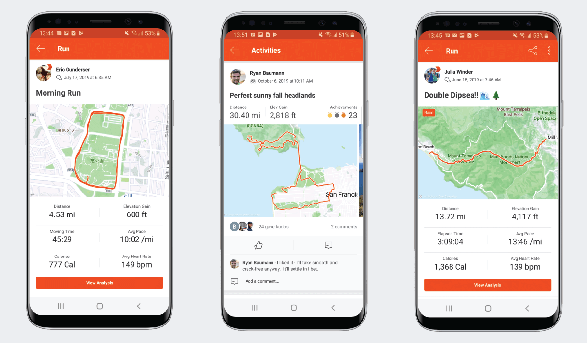 App deporte Strava