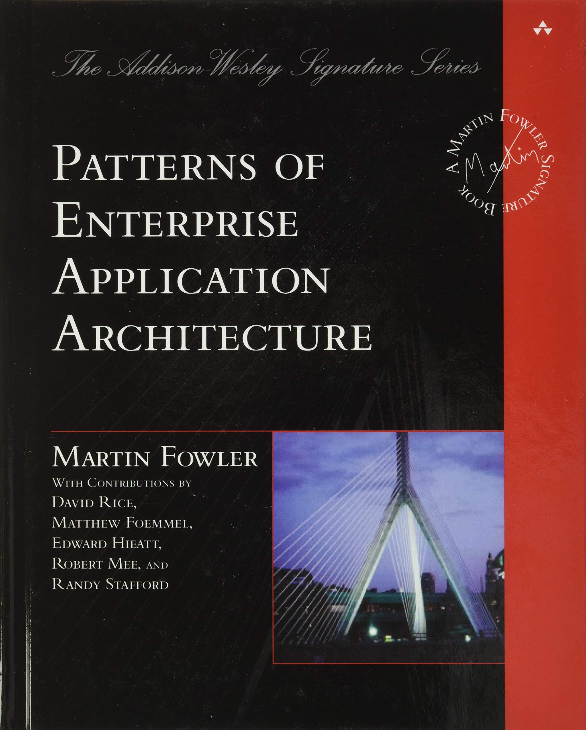 Patterns of Enterprise Application Architecture book