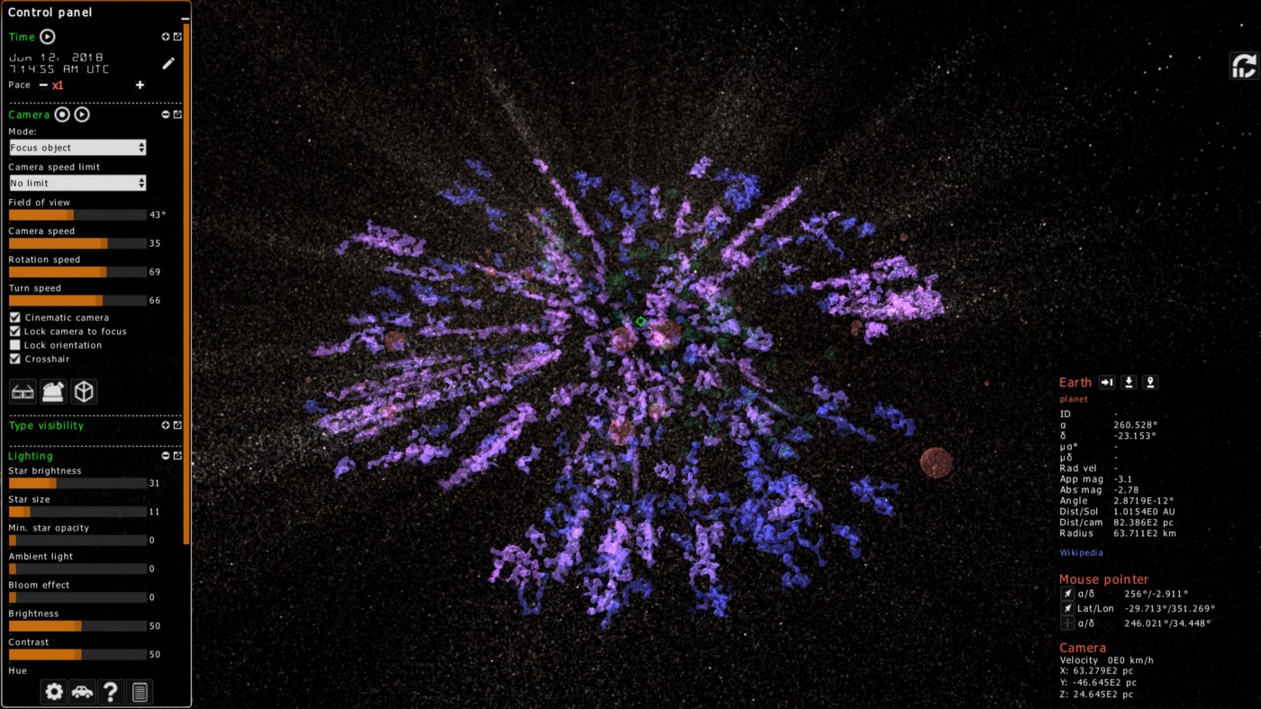 gaia 3d map