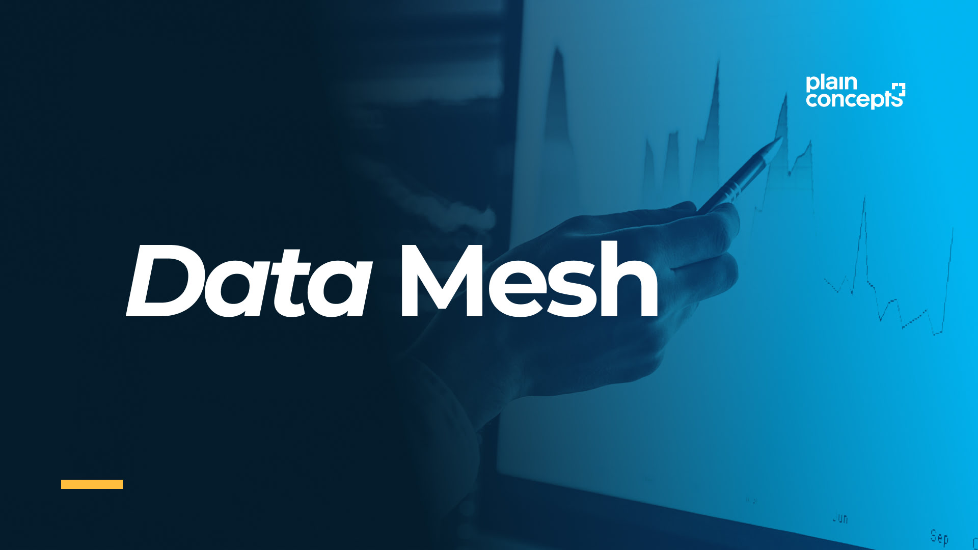 Data mesh concept visualization