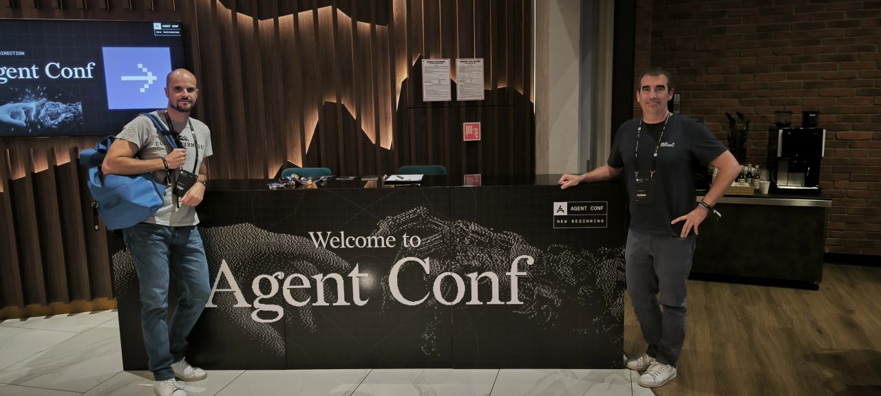 Attendees at the Agent Conf 2026 reception