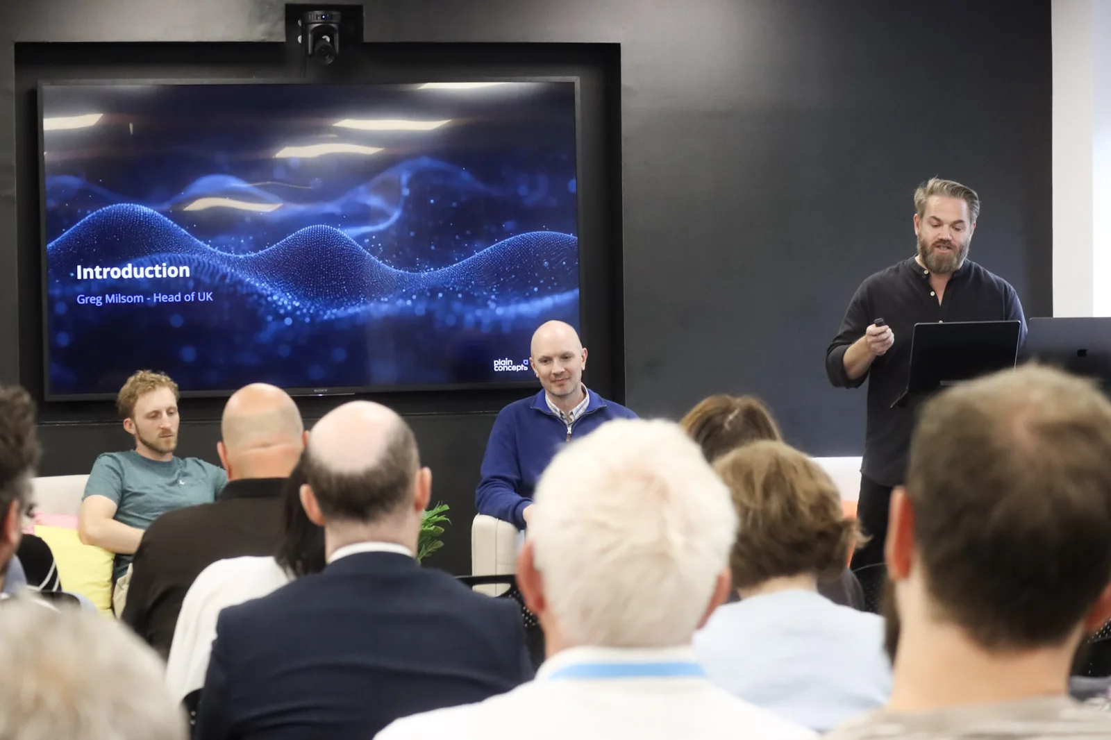 Plain Concepts presentation at the Cardiff event